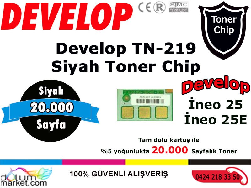Develop-TN-219-Tonerchip-Siyah