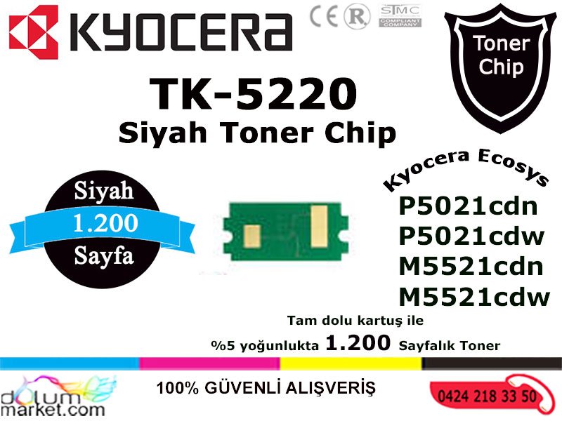 TK-5220-Siyah-Toner-Chip