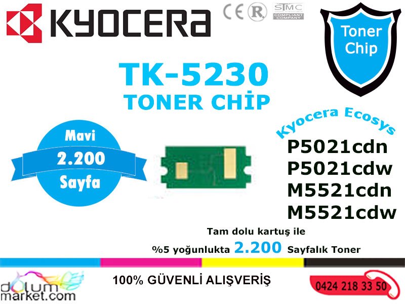 Kyocera-TK-5230-Mavi