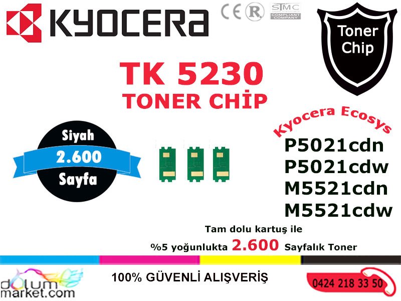 Kyocera_TK5230_Siyah_ Toner_Chip