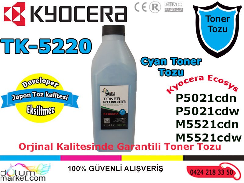 Kyocera_TK_5220_Toner_toz_Cyan