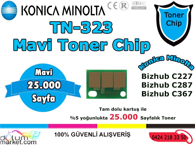 Minolta-C227-Mavi