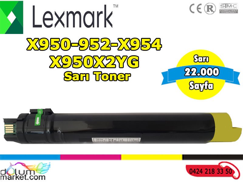 Lexmark_LX950_Sarı.
