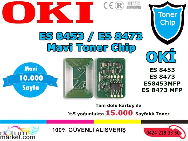 oki-es-8453-tonerchip-mavi