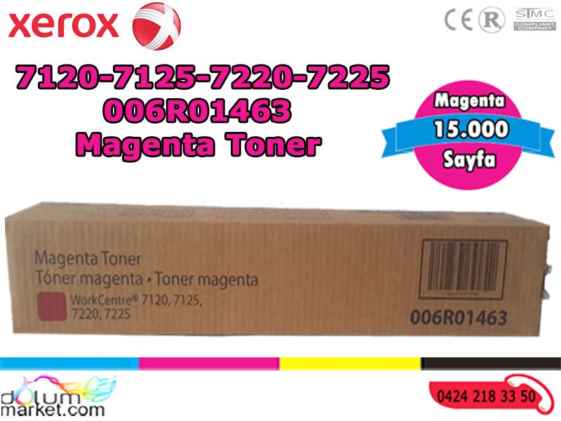 Xerox-7120-7125-7220-7225-Muadil-Magenta.