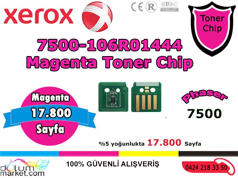 Xerox7500-Tonerchip-Magenta